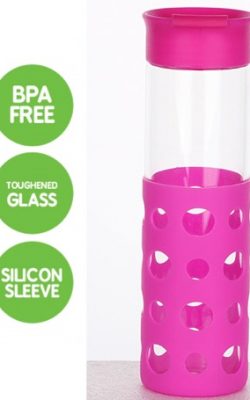 Pink Cara Glass Bottle